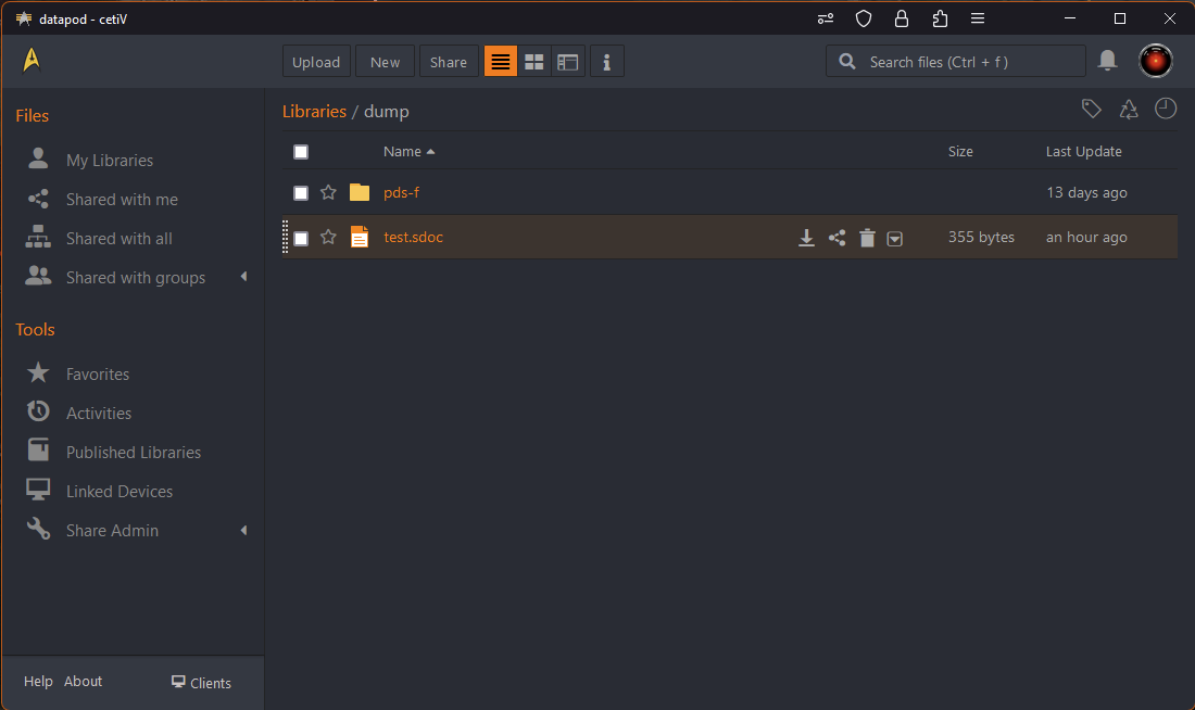 Dark Theme For Seafile Pro 11.0.x w/SeaDoc Support